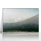Vintage Seascape Art - Dramatic Beach Landscape Canvas