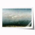 Vintage Seascape Art - Dramatic Beach Landscape Canvas