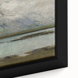 Vintage Mountain Landscape Art - Serene Lake Canvas