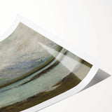 Vintage Mountain Landscape Art - Serene Lake Canvas