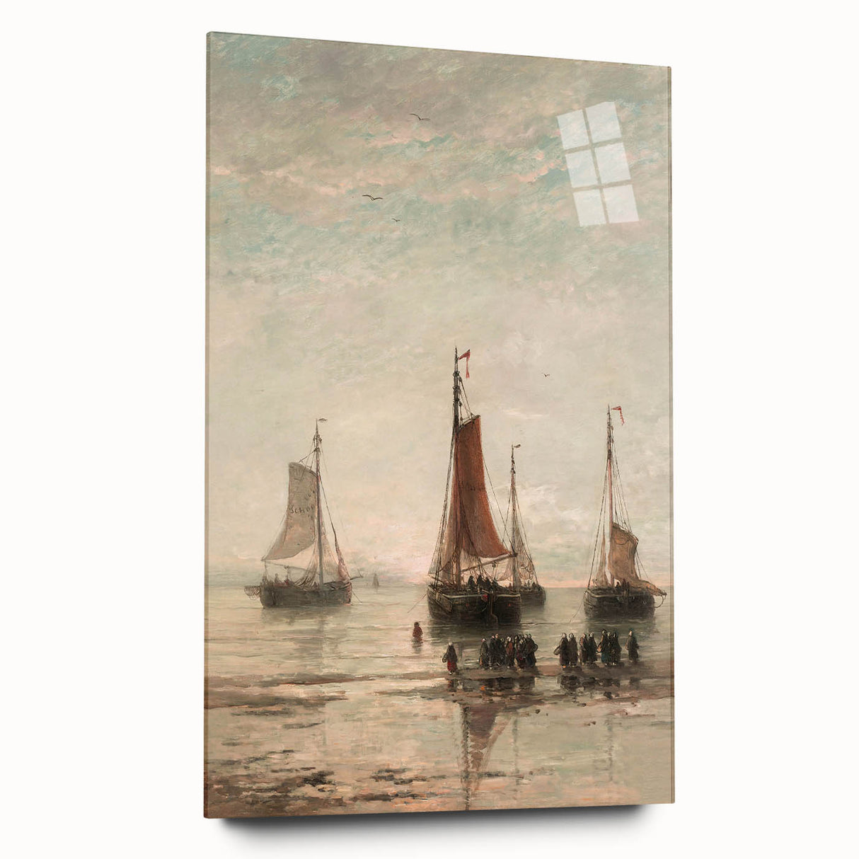 Vintage Sailing Ship Art – Classic Coastal Seascape Wall Print