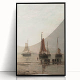 Vintage Sailing Ship Art – Classic Coastal Seascape Wall Print