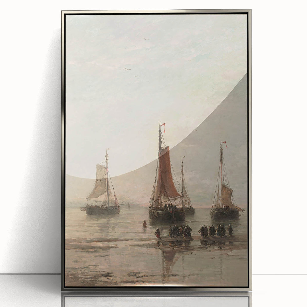 Vintage Sailing Ship Art – Classic Coastal Seascape Wall Print