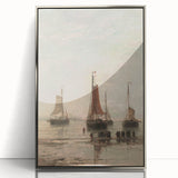 Vintage Sailing Ship Art – Classic Coastal Seascape Wall Print