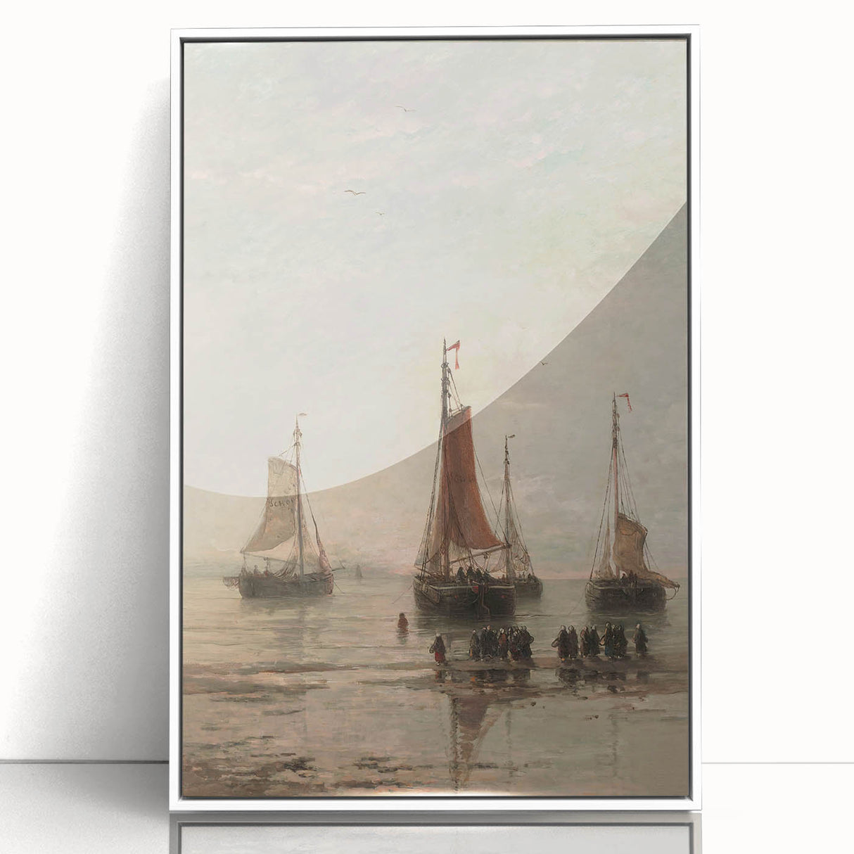 Vintage Sailing Ship Art – Classic Coastal Seascape Wall Print