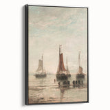 Vintage Sailing Ship Art – Classic Coastal Seascape Wall Print