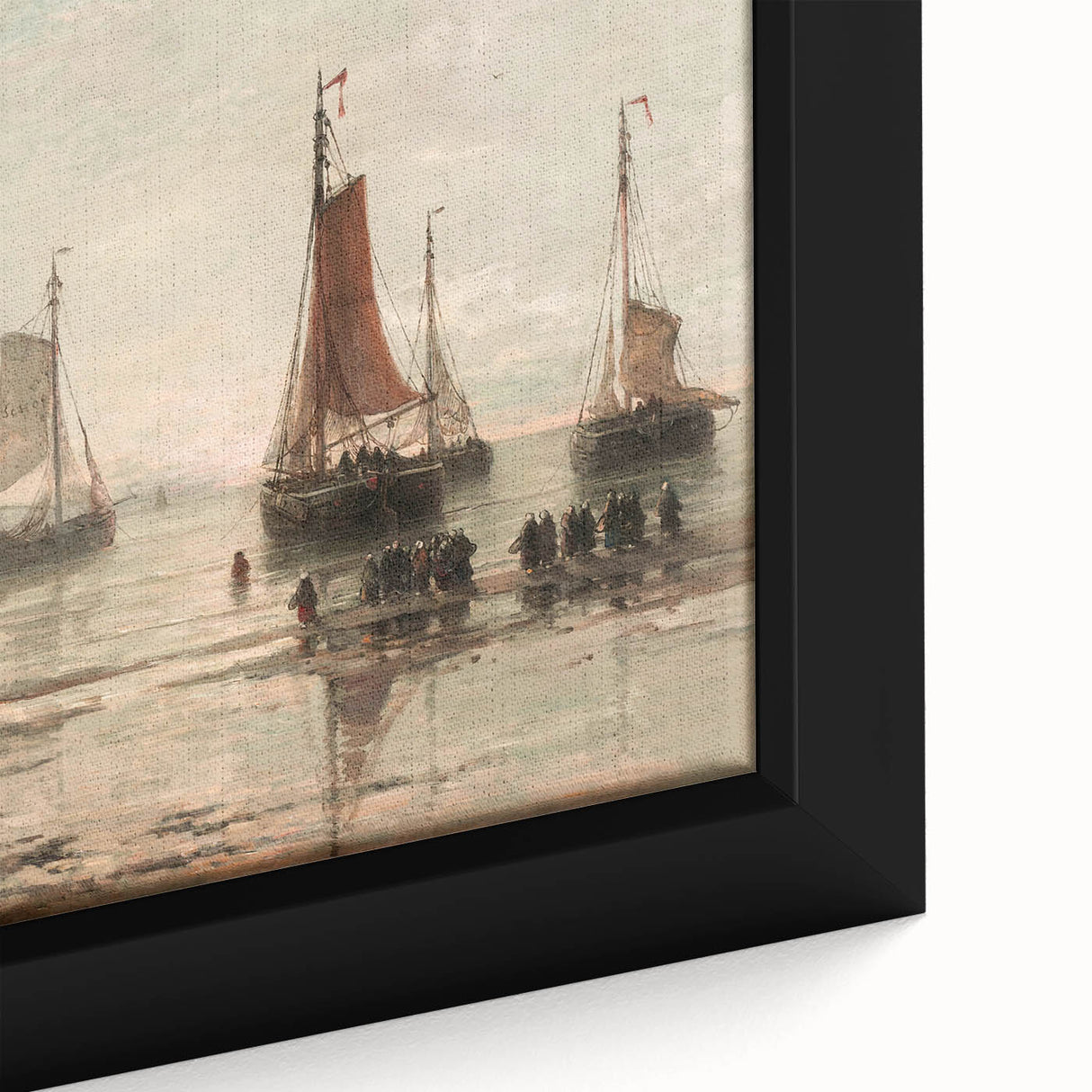 Vintage Sailing Ship Art – Classic Coastal Seascape Wall Print