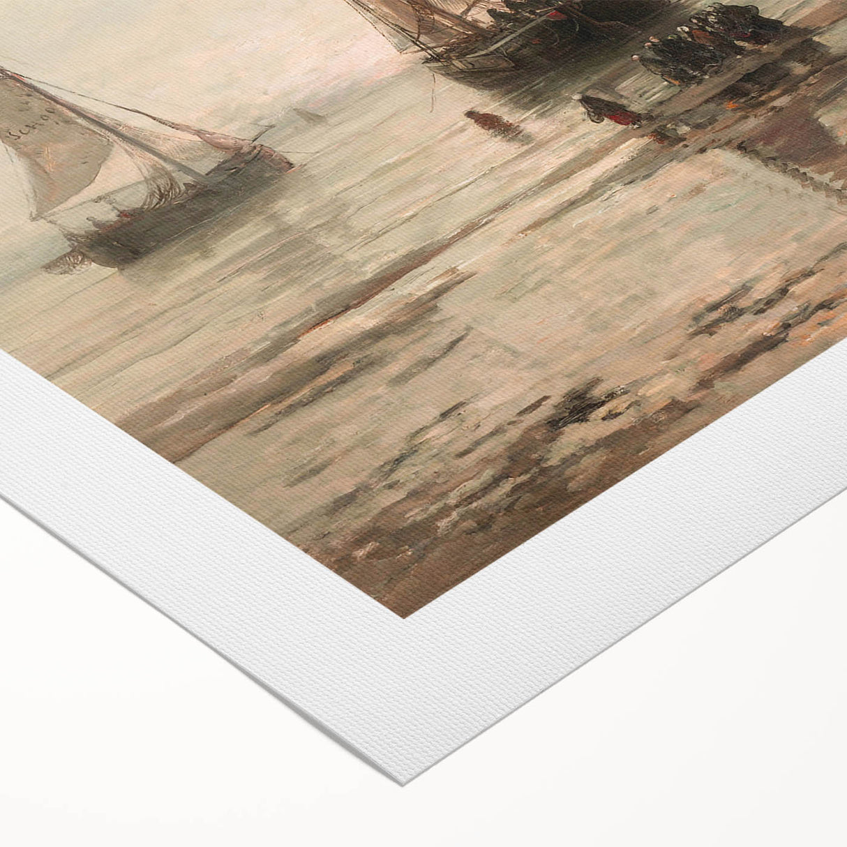 Vintage Sailing Ship Art – Classic Coastal Seascape Wall Print
