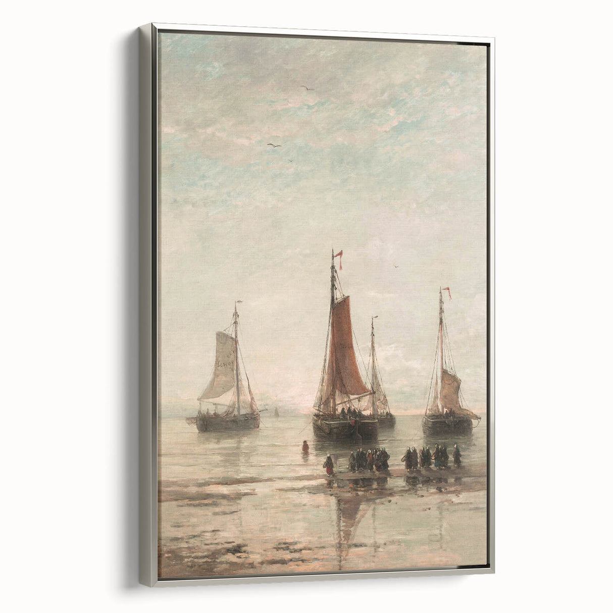 Vintage Sailing Ship Art – Classic Coastal Seascape Wall Print