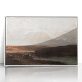 Vintage Western Landscape Art - Desert Mountain Canvas