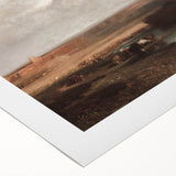 Vintage Western Landscape Art - Desert Mountain Canvas