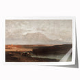 Vintage Western Landscape Art - Desert Mountain Canvas