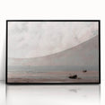 Vintage Coastal Seascape Art - Peaceful Beach Canvas