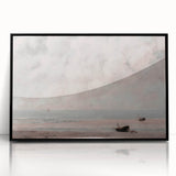 Vintage Coastal Seascape Art - Peaceful Beach Canvas
