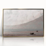 Vintage Coastal Seascape Art - Peaceful Beach Canvas