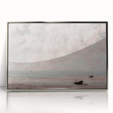 Vintage Coastal Seascape Art - Peaceful Beach Canvas