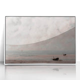 Vintage Coastal Seascape Art - Peaceful Beach Canvas