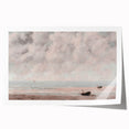Vintage Coastal Seascape Art - Peaceful Beach Canvas