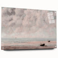 Vintage Coastal Seascape Art - Peaceful Beach Canvas