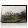 Vintage Orchard Art - Blossom Trees Landscape Canvas