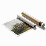 Vintage Orchard Art - Blossom Trees Landscape Canvas