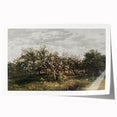 Vintage Orchard Art - Blossom Trees Landscape Canvas