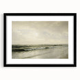 Vintage Seascape Art - Calm Ocean Waves Canvas