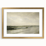 Vintage Seascape Art - Calm Ocean Waves Canvas