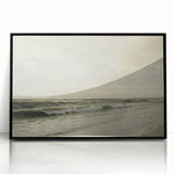 Vintage Seascape Art - Calm Ocean Waves Canvas