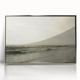 Vintage Seascape Art - Calm Ocean Waves Canvas