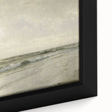 Vintage Seascape Art - Calm Ocean Waves Canvas