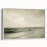 Vintage Seascape Art - Calm Ocean Waves Canvas