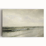 Vintage Seascape Art - Calm Ocean Waves Canvas