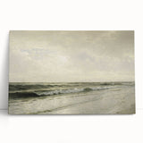 Vintage Seascape Art - Calm Ocean Waves Canvas