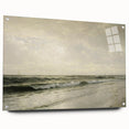 Vintage Seascape Art - Calm Ocean Waves Canvas