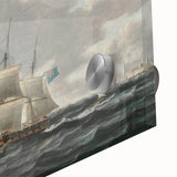 Vintage Sailing Ship Art - Nautical Ship on the Sea Canvas