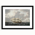 Vintage Sailing Ship Art - Nautical Ship on the Sea Canvas