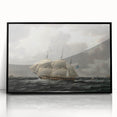 Vintage Sailing Ship Art - Nautical Ship on the Sea Canvas