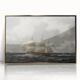 Vintage Sailing Ship Art - Nautical Ship on the Sea Canvas