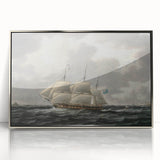 Vintage Sailing Ship Art - Nautical Ship on the Sea Canvas