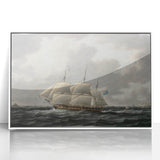 Vintage Sailing Ship Art - Nautical Ship on the Sea Canvas