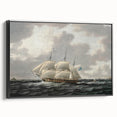 Vintage Sailing Ship Art - Nautical Ship on the Sea Canvas