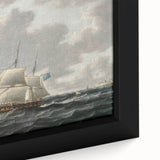 Vintage Sailing Ship Art - Nautical Ship on the Sea Canvas