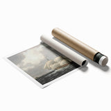 Vintage Sailing Ship Art - Nautical Ship on the Sea Canvas