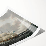 Vintage Sailing Ship Art - Nautical Ship on the Sea Canvas