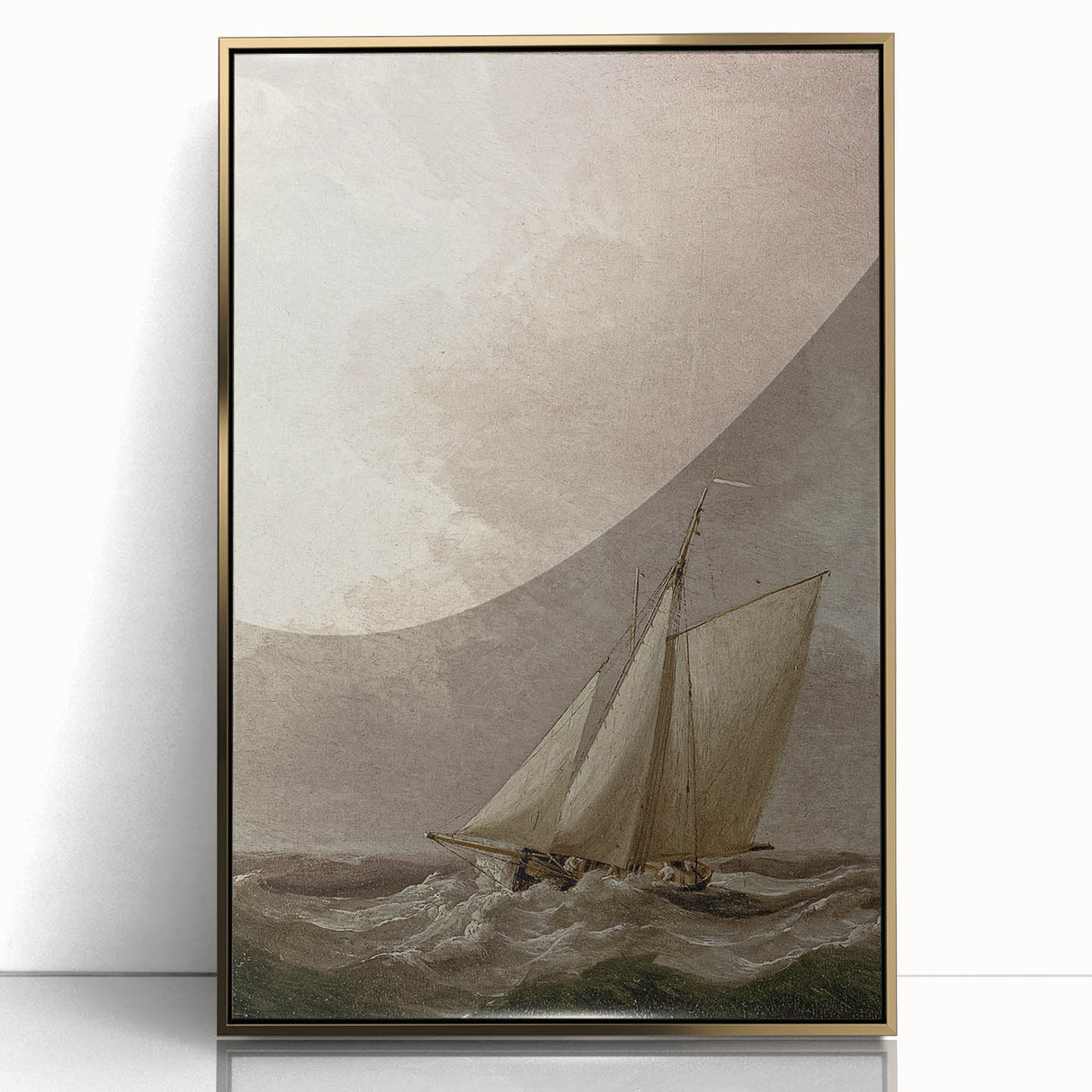 Vintage Sailing Ship – Historic Ocean Voyage Wall Art Print