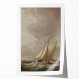Vintage Sailing Ship – Historic Ocean Voyage Wall Art Print