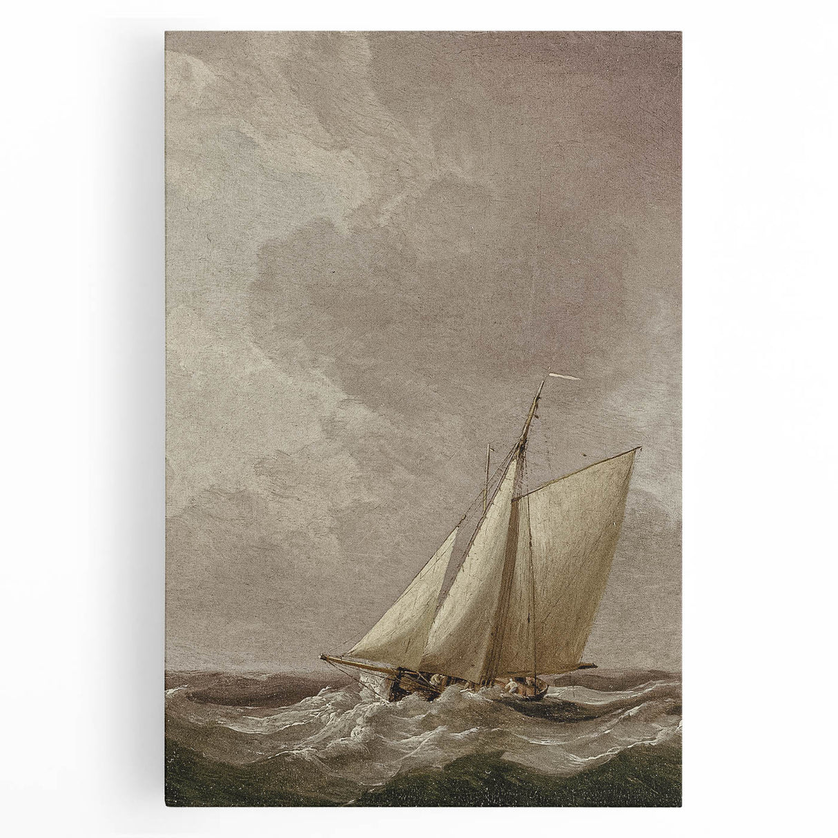 Vintage Sailing Ship – Historic Ocean Voyage Wall Art Print