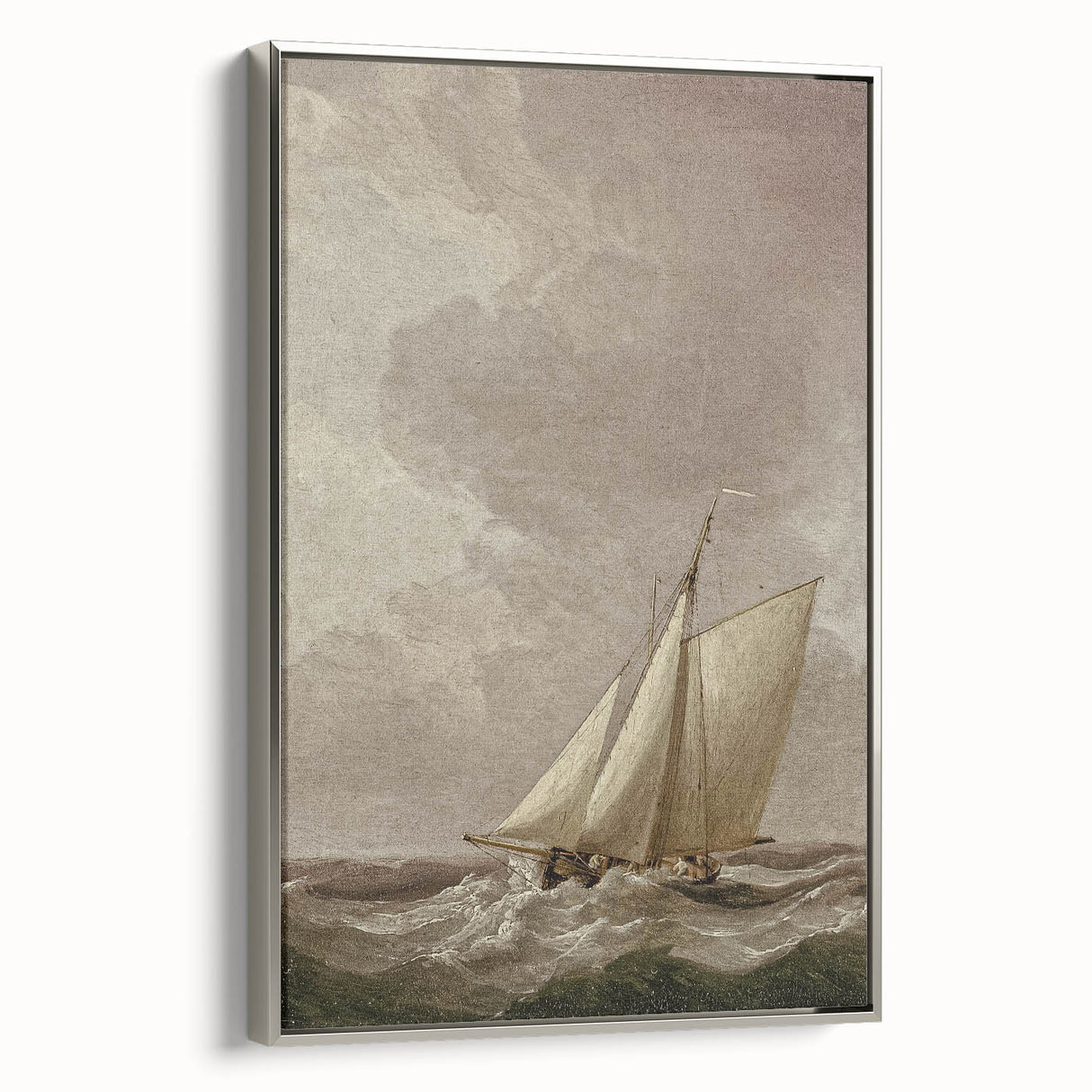 Vintage Sailing Ship – Historic Ocean Voyage Wall Art Print