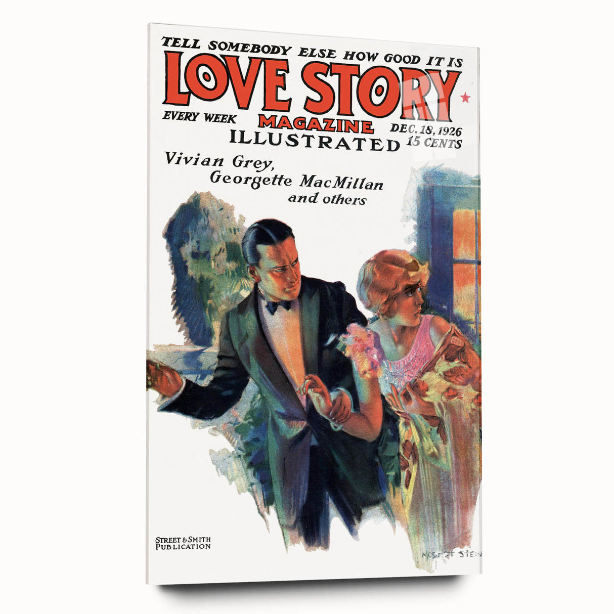 Vintage Magazine Cover Art – Love Story Classic Romance Print